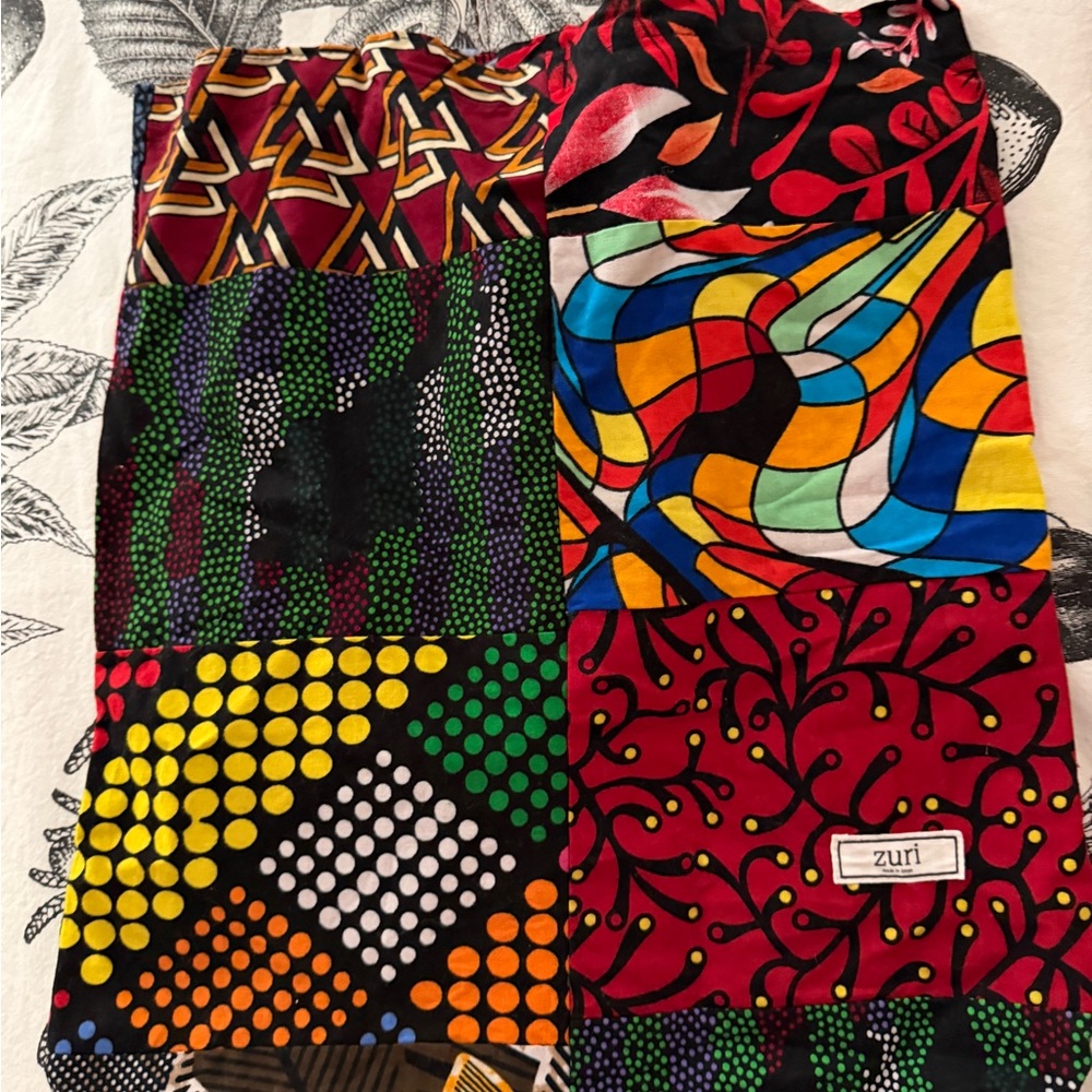 Zuri Patchwork African Print bag - Multicolor